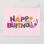 Gelukkige verjaardag feestdagenkaart