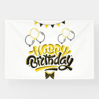 Gelukkige Verjaardag Fun 4x6 Vinyl Banner