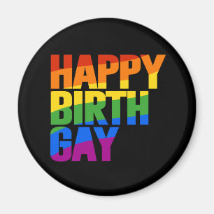 Gelukkige Verjaardag Gay Magneet