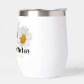 Gelukkige Verjaardag Gele Naam Witte Daisies (Links)