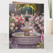 Gelukkige verjaardag geliefde vrouw kaart (Achterkant)