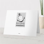 gelukkige verjaardag: gestreepte de lente kaart (Achterkant)