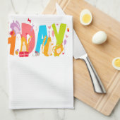 Gelukkige Verjaardag Grappige Kat Liefhebber Dag V Theedoek (Quarter Fold)