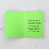 Gelukkige Verjaardag Grote Kleindochter Lily van d Kaart (Binnen)