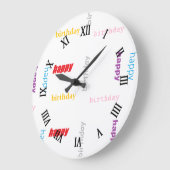 Gelukkige verjaardag grote klok (Hoek)