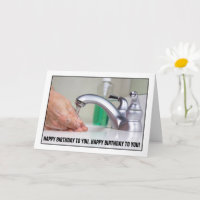 Gelukkige Verjaardag Hand Wassen Coronavirus Humor