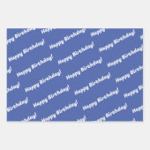 Gelukkige verjaardag Hedgehog Inpakpapier Vel (Voorkant 3)