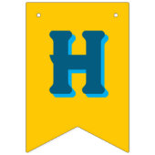 Gelukkige Verjaardag Kaarsen en kleuren Vlaggetjes (Tweede vlag)