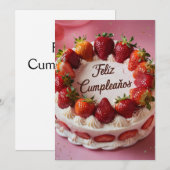 Gelukkige Verjaardag  Kaart (Voorkant / Achterkant)