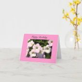 gelukkige verjaardag kaart (Gele Bloem)