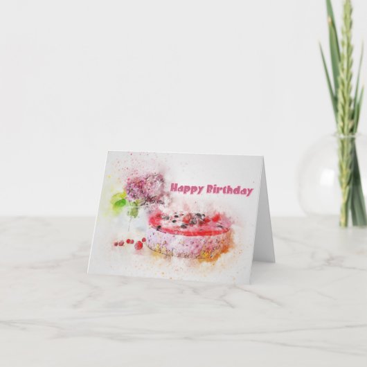 Gelukkige verjaardag kaart (Voorkant)
