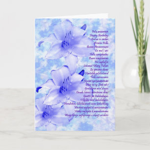 Gelukkige Verjaardag Kaart