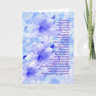 Gelukkige Verjaardag Kaart