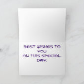 Gelukkige Verjaardag Kaart (Binnen)