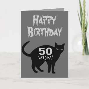 Gelukkige Verjaardag Kaart 50ste.