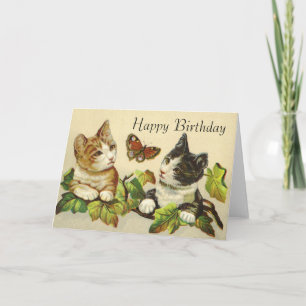 Gelukkige Verjaardag Kaarten - Kittys