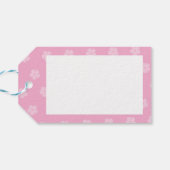 Gelukkige verjaardag! Kolibries met lint Cartoon Cadeaulabel (Achterkant Horizontaal)