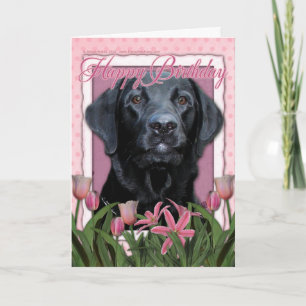 Gelukkige Verjaardag - Labrador - Zwart - Gage Kaart