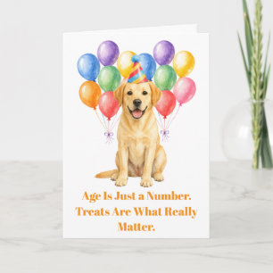 Gelukkige verjaardag Labradors hond huisdier feest Kaart