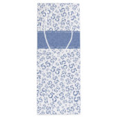 Gelukkige Verjaardag Leeftijd 55 Nummer Patroon, B Wijn Cadeautas (Achterkant)