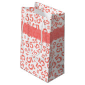 Gelukkige Verjaardag Leeftijd 55 Nummer Patroon Ko Klein Cadeauzakje (Achterkant Gekanteld)