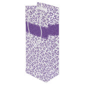 Gelukkige Verjaardag Leeftijd 55 Nummer Patroon Pa Wijn Cadeautas (Achterkant Gekanteld)