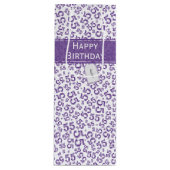 Gelukkige Verjaardag Leeftijd 55 Nummer Patroon Pa Wijn Cadeautas (Voorkant)