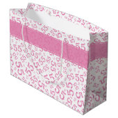 Gelukkige Verjaardag Leeftijd 55 Nummer Patroon Ro Groot Cadeauzakje (Achterkant Gekanteld)