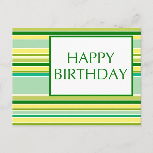 gelukkige verjaardag (lemonLime) Briefkaart (Voorkant)
