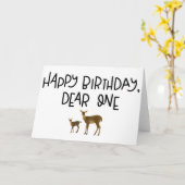 Gelukkige verjaardag, lieve kaart (Gele Bloem)