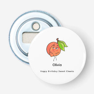 Gelukkige verjaardag lieve schat, verjaardag button flesopener