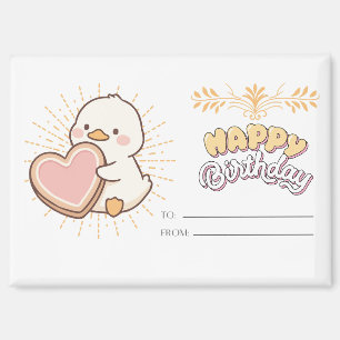 GELUKKIGE VERJAARDAG MAGNEET