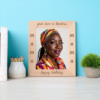 Gelukkige verjaardag mama gepersonaliseerd gegraveerde lijstjes