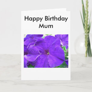 Gelukkige verjaardag mama kaart