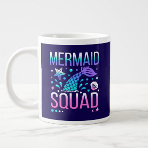 Gelukkige verjaardag Meermin Squad Oceaan Feest De Extra Grote Beker