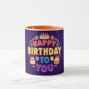 Gelukkige verjaardag met Cake & Candle Mok