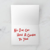 Gelukkige verjaardag met drie verlichte kaarsen, R Kaart (Binnen)