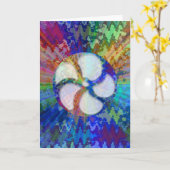 Gelukkige verjaardag- mooi van binnen Print tekst Kaart (Gele Bloem)