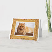 Gelukkige Verjaardag, Nationale Kattendag Kaart (Achterkant)