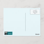 Gelukkige verjaardag, oma. Bloemen en vlinder Briefkaart (Achterkant)