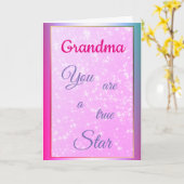 Gelukkige Verjaardag Oma ontwerp Kaart (Gele Bloem)