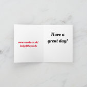 Gelukkige verjaardag op elke leeftijd feestdagen kaart (Binnen)