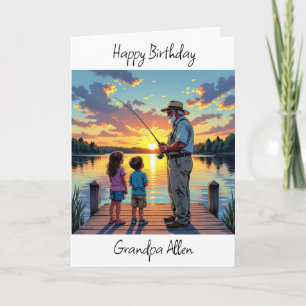 Gelukkige verjaardag opa gepersonaliseerd kaart