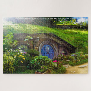 Gelukkige verjaardag opa Matamata Nieuw-Zeeland Legpuzzel