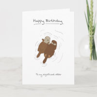 Gelukkige Verjaardag - Otters Kaart