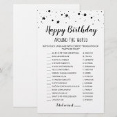 Gelukkige Verjaardag over de hele wereld Verjaarda (Voorkant / Achterkant)