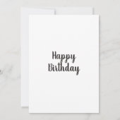 Gelukkige verjaardag. Panda. Blauw groen dier (Achterkant)