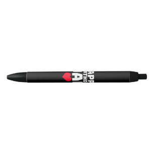 Gelukkige verjaardag papa zwarte inkt pen