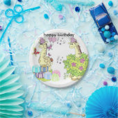 gelukkige verjaardag papieren bordje (Feest)