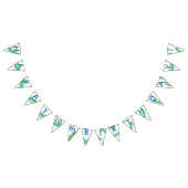 Gelukkige Verjaardag Personaliseer voor Jaar of Om Vlaggetjes (Alle)